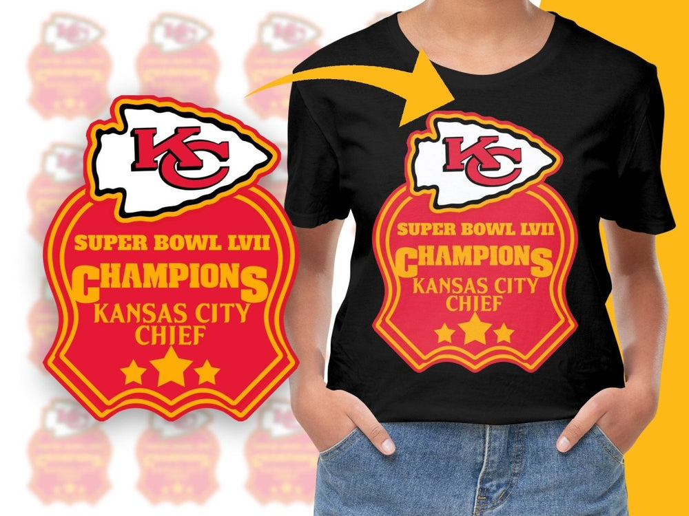 Kansas City Chief Super Bowl LVII Champions PNG File - Teepew