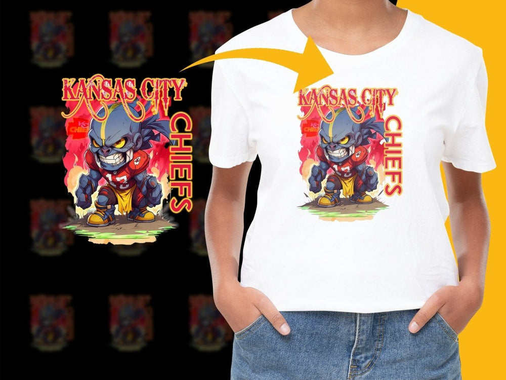 Kansas City Chiefs Cartoon Character PNG File - Teepew