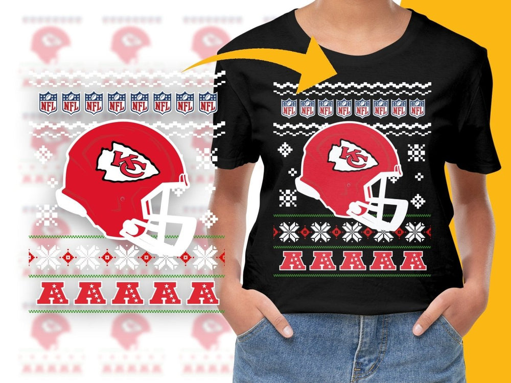 Kansas City Chiefs Christmas NFL PNG File - Teepew