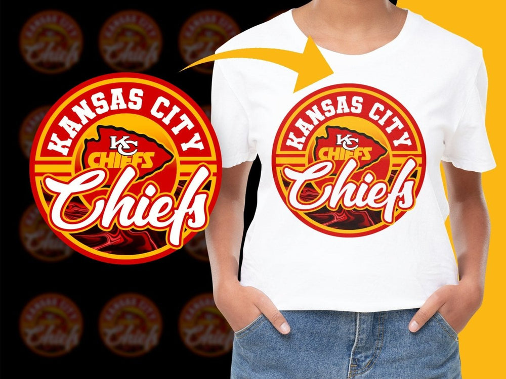 Kansas City Chiefs Logo Graphic Sports Fan PNG File - Teepew
