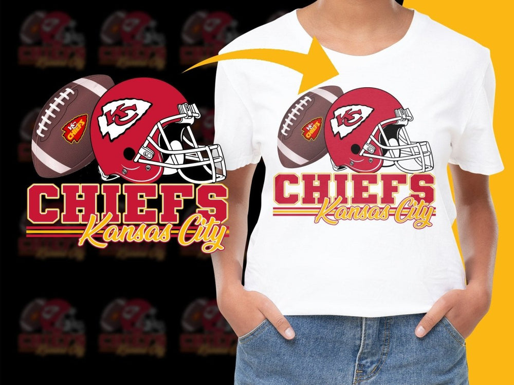 Kansas City Chiefs Official Fan Wear PNG File - Teepew
