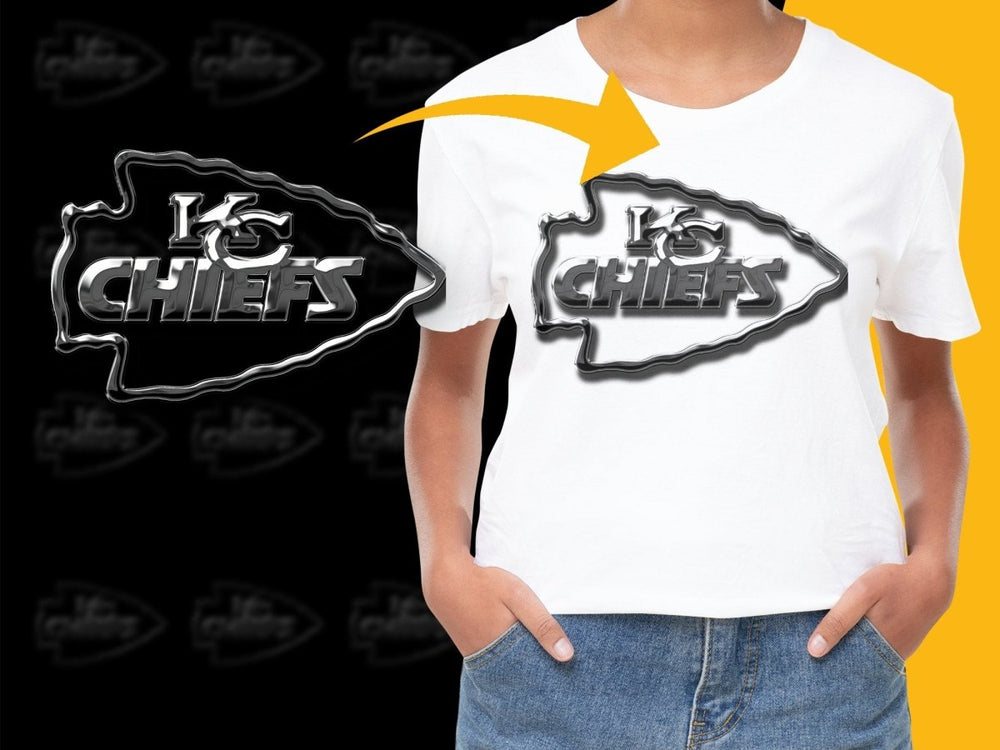 Kansas City Chiefs Reflective Logo Men's PNG File - Teepew