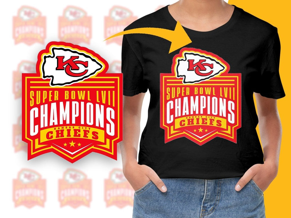Kansas City Chiefs Super Bowl LVII Champions PNG File - Teepew