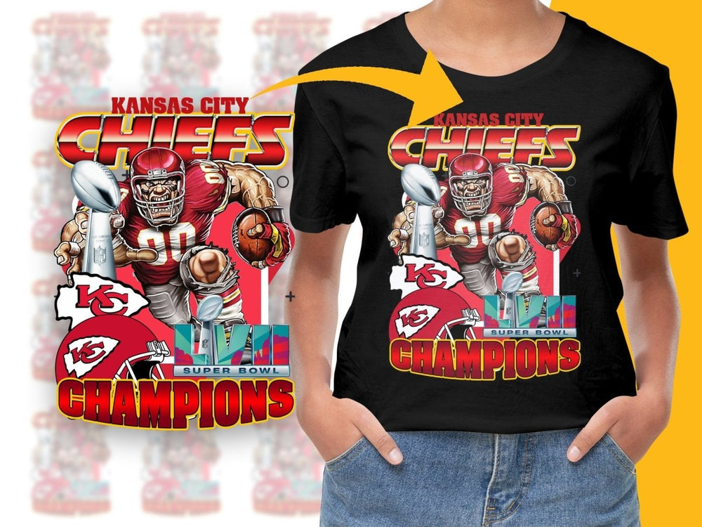 Kansas City Chiefs Super Bowl LVII Champions PNG File - Teepew