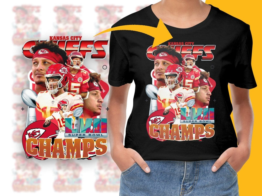 Kansas City Chiefs Super Bowl LVII Champs PNG File - Teepew