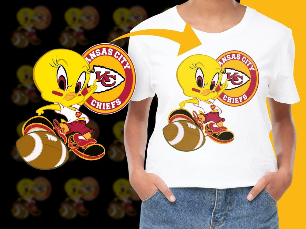 Kansas City Chiefs Tweety Bird Graphic PNG File - Teepew