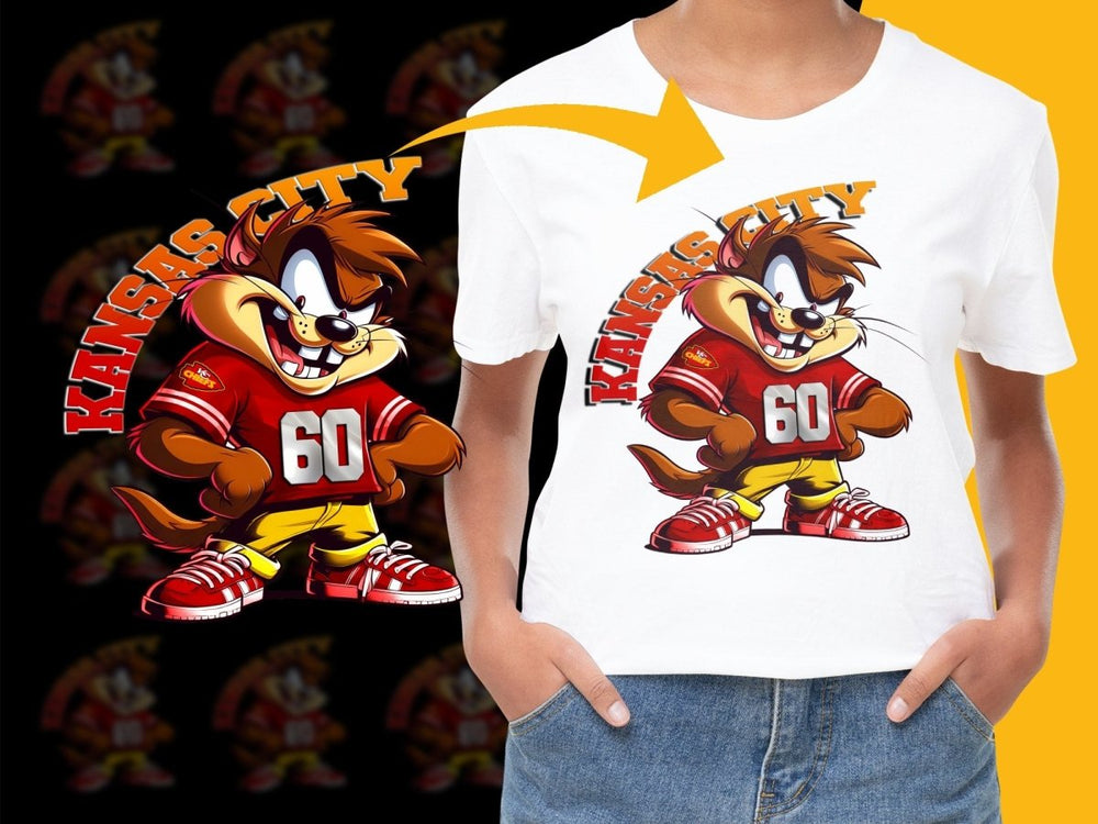 Kansas City inspired Animated Character PNG File - Teepew