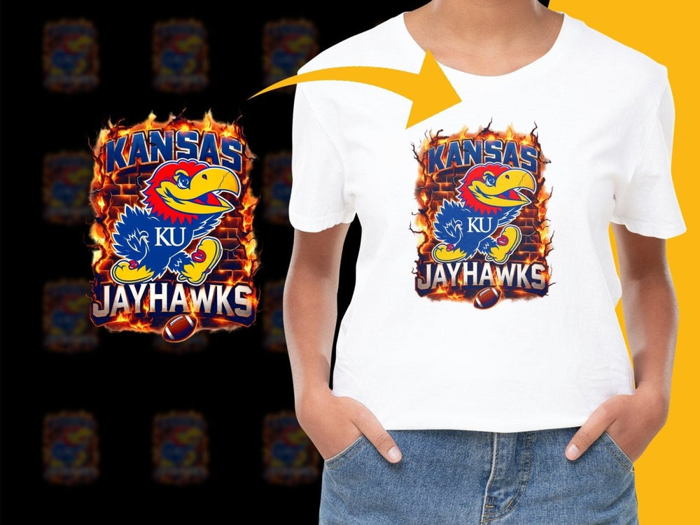 Kansas Jayhawks Football Team PNG File - Teepew