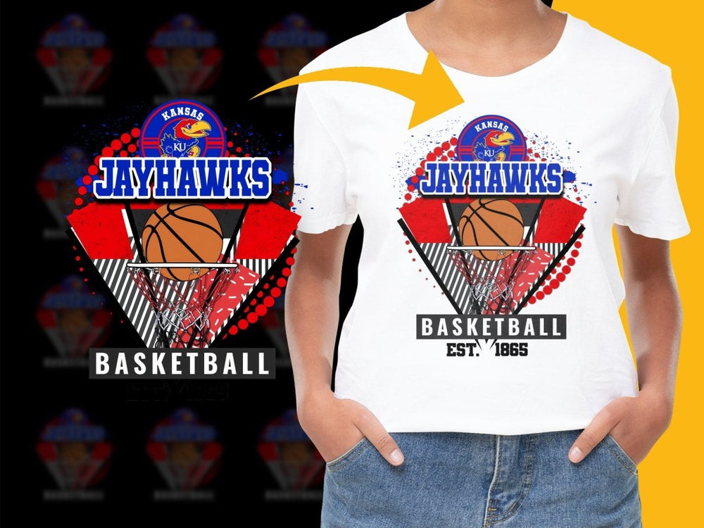 Kansas Jayhawks NCAA College PNG File - Teepew