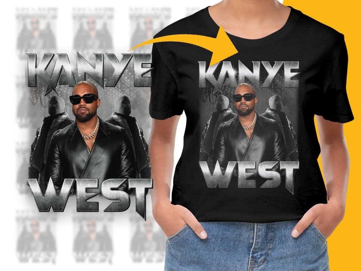 Kanye West Bootleg Graphic PNG File - Teepew