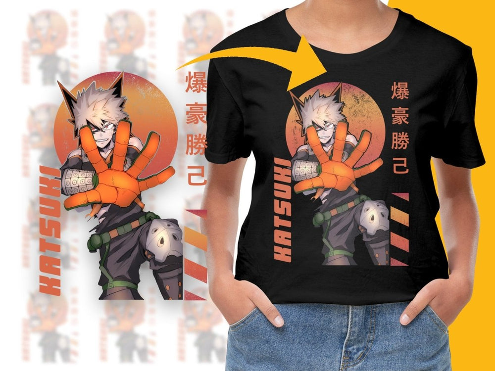 Katsuki Bakugo Anime Character PNG Digital Download - Teepew