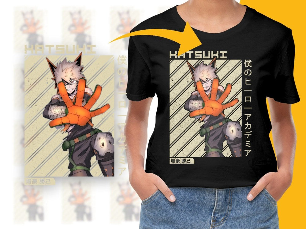 Katsuki Bakugo My Hero Academia Art PNG Digital - Teepew