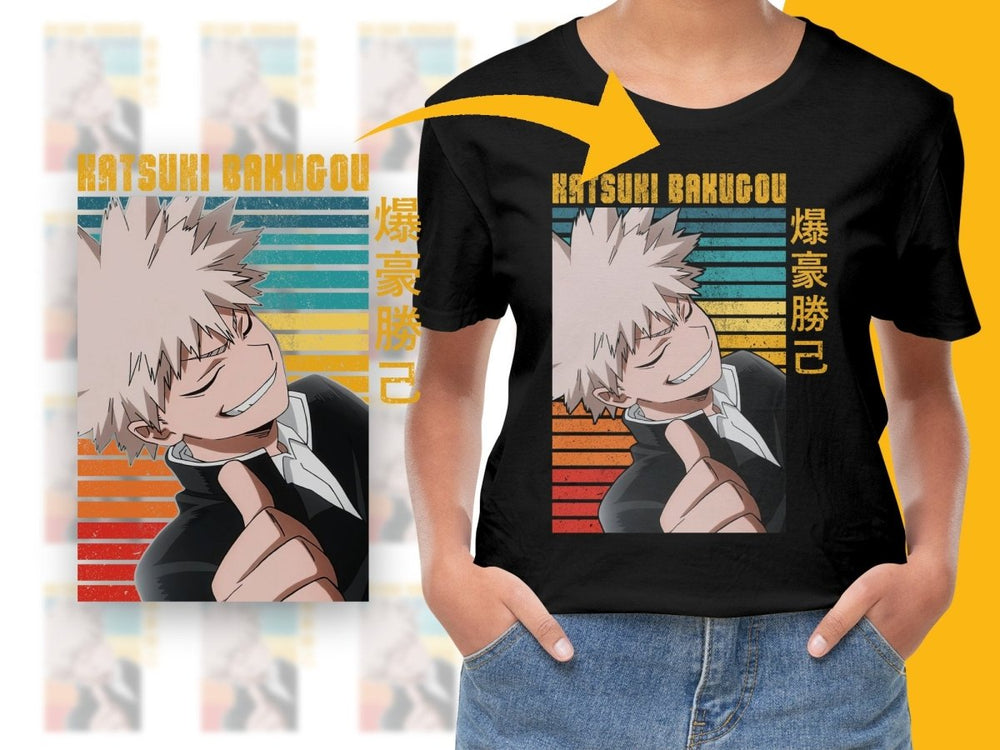 Katsuki Bakugou Anime Character PNG Digital - Teepew