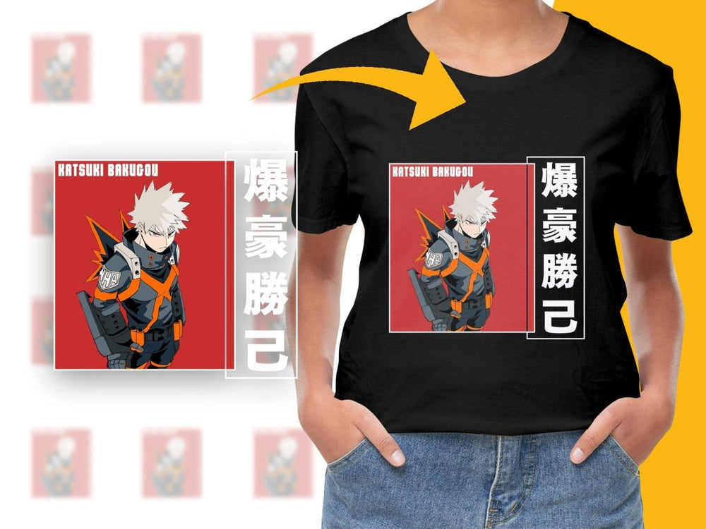 Katsuki Bakugou Anime Character PNG Digital Download - Teepew