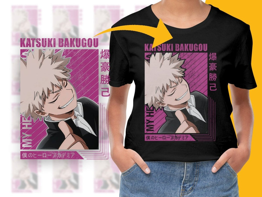 Katsuki Bakugou Anime Character PNG Digital Download - Teepew