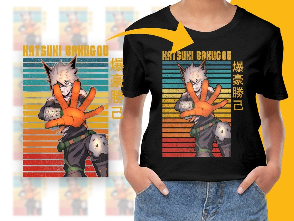 Katsuki Bakugou Character PNG File Digital - Teepew