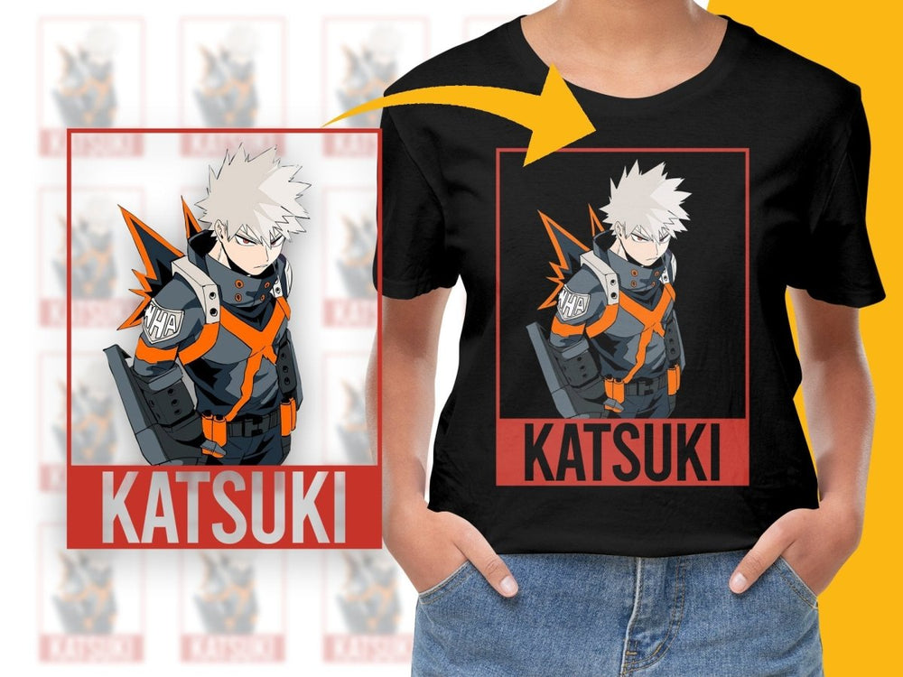 Katsuki Character Anime Poster PNG Digital Download - Teepew