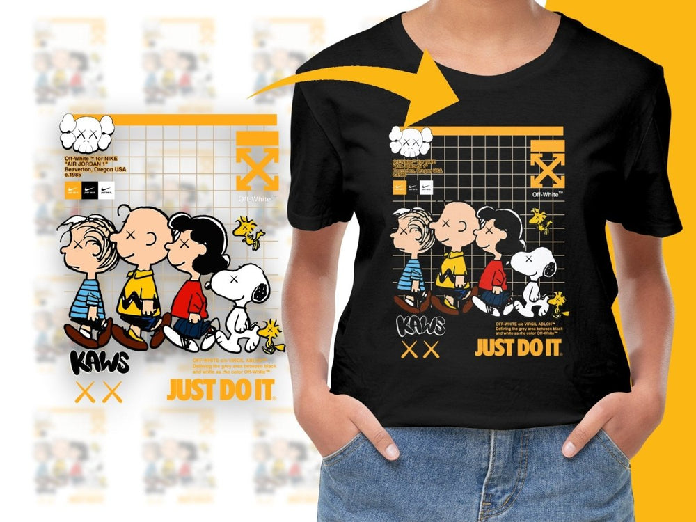 KAW Off Just Do It Peanuts Friends PNG File - Teepew