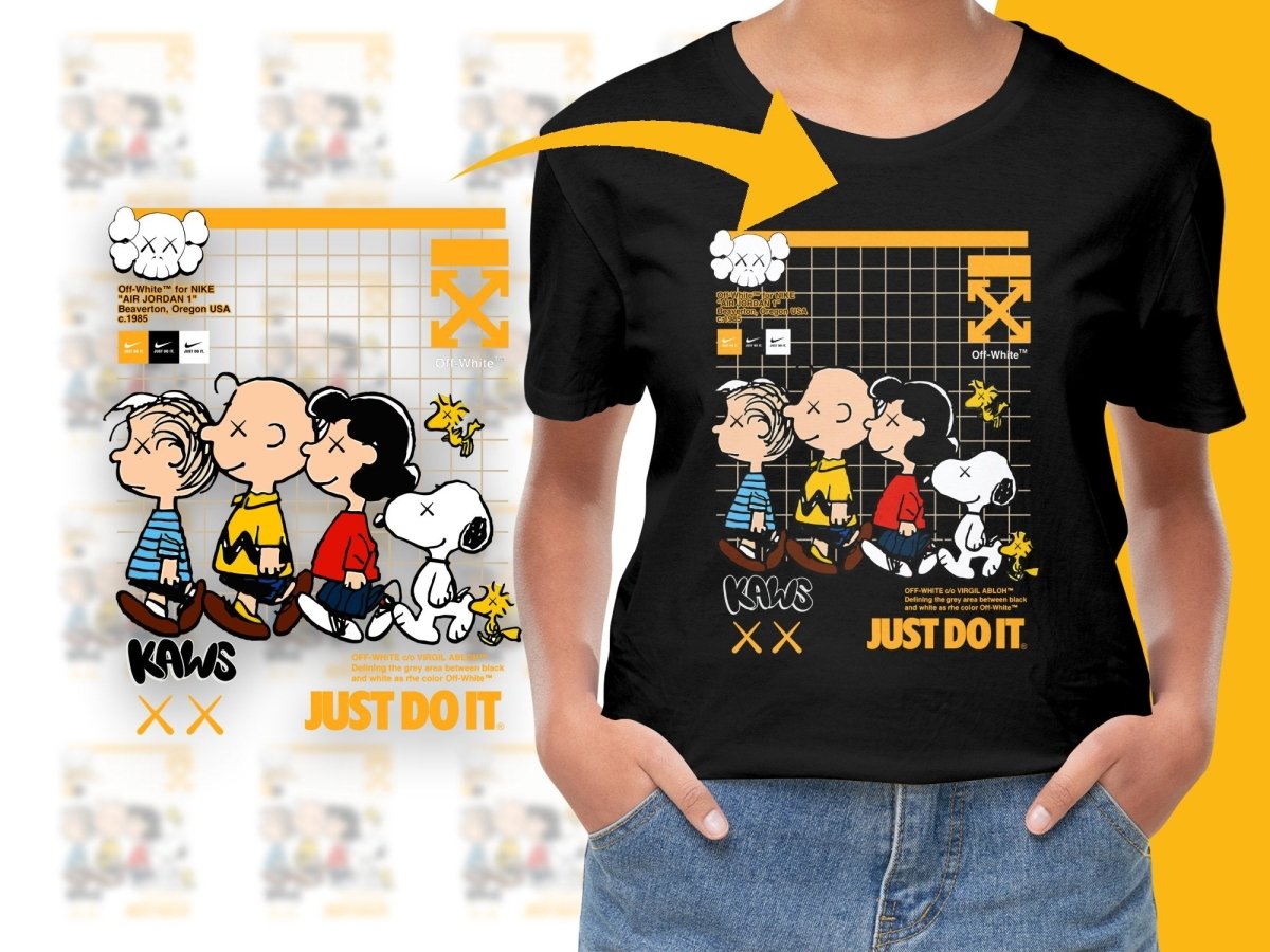 KAW Off Just Do It Peanuts Friends PNG File - Teepew