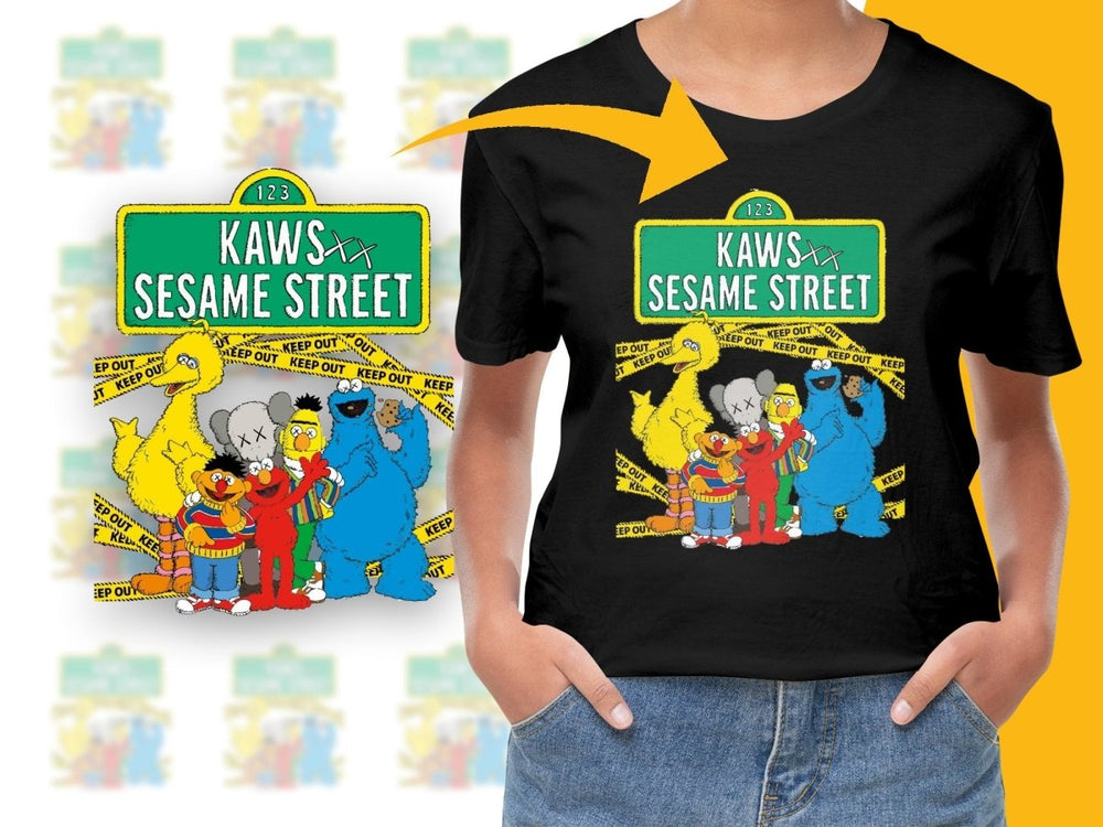 KAW Street 123 Sesame Street Keep Out PNG File - Teepew