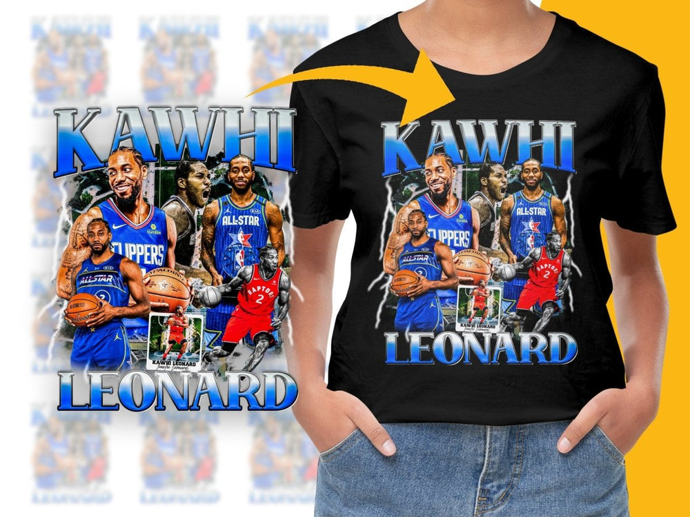 Kawhi Leonard Clippers Raptors All - Star Bootleg PNG File - Teepew