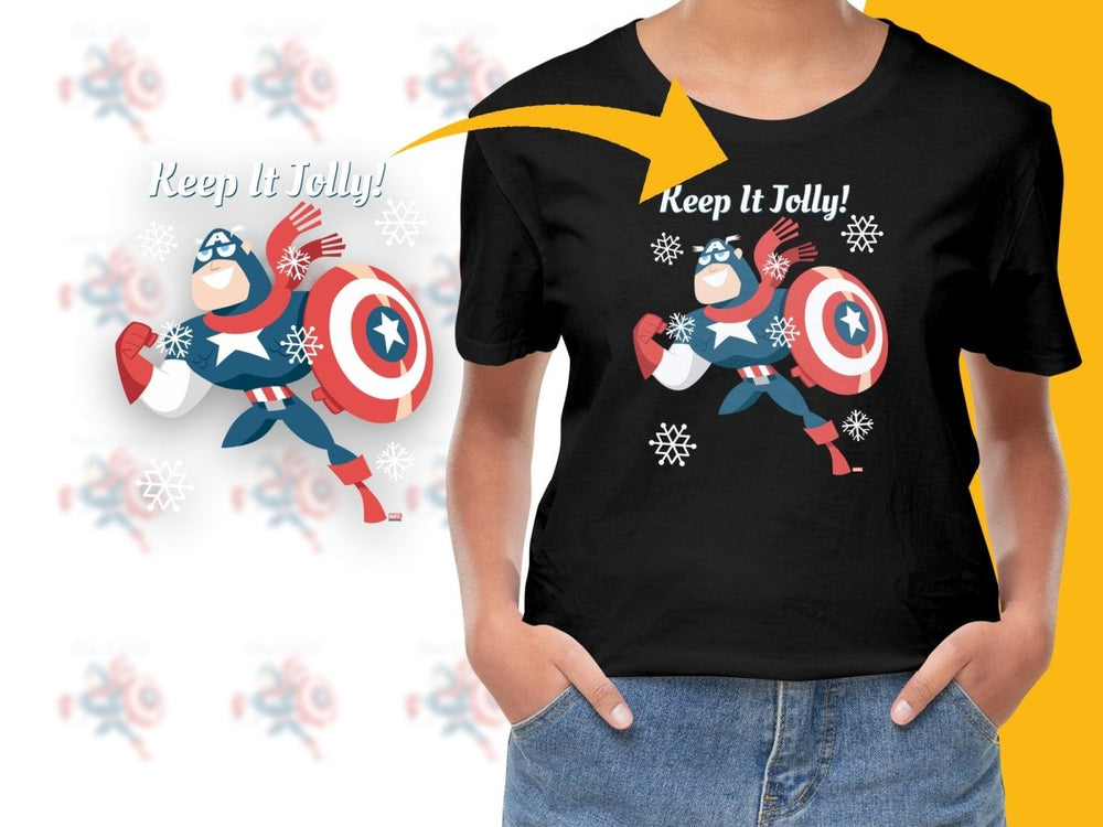 Keep It Jolly Captain America Christmas PNG File - Teepew