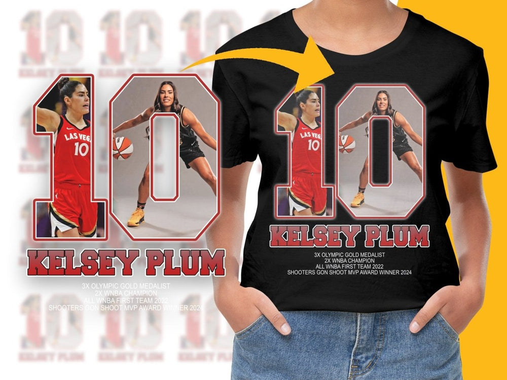 Kelsey Plum Las Vegas Aces Basketball Star Bootleg Graphic PNG File - Teepew