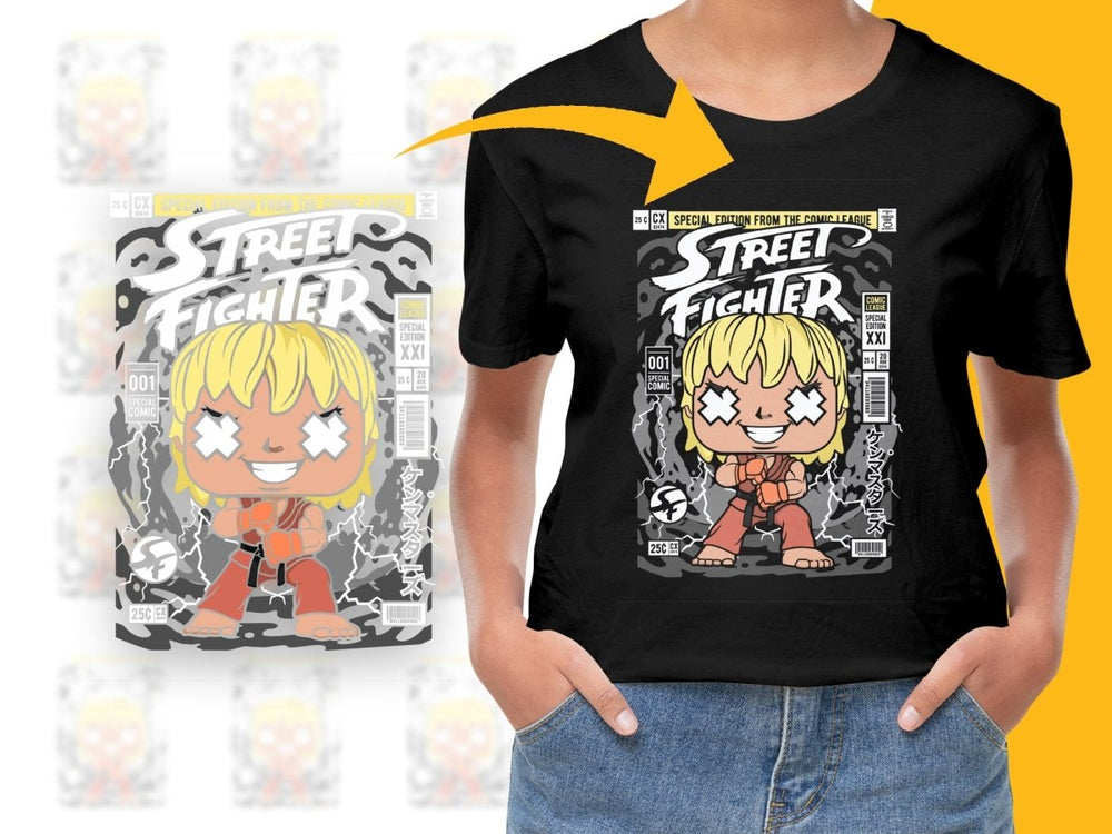 Ken Street Fighter Popculture PNG File - Teepew