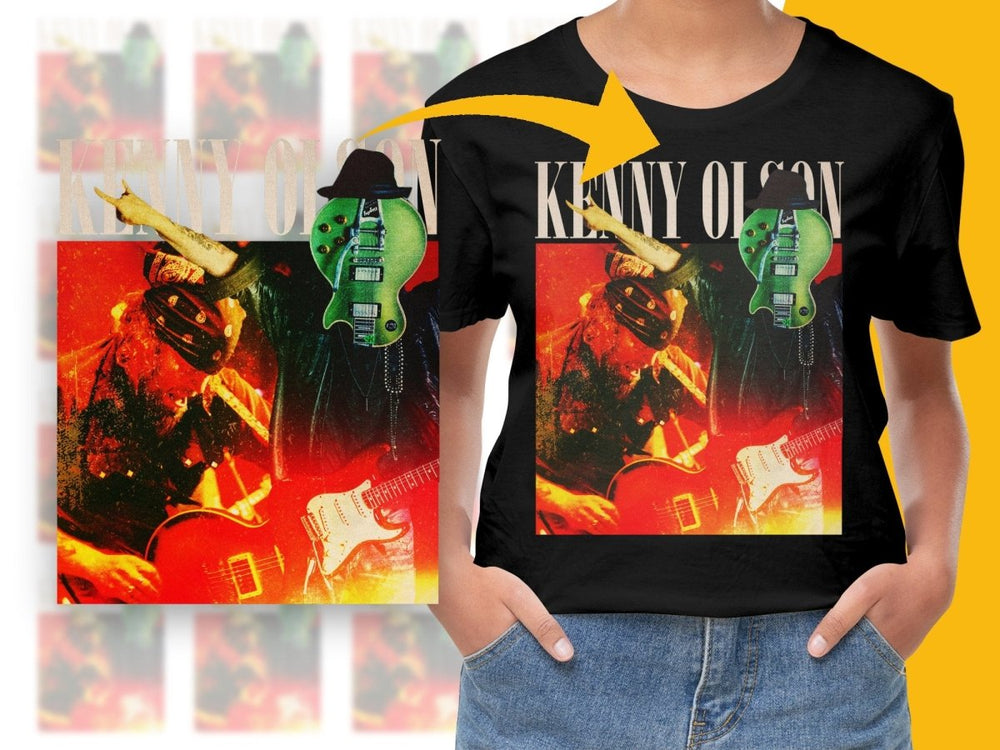 KENNY OLSON Music Homage PNG File - Teepew