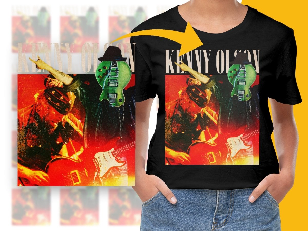 KENNY OLSON Music Homage PNG File - Teepew