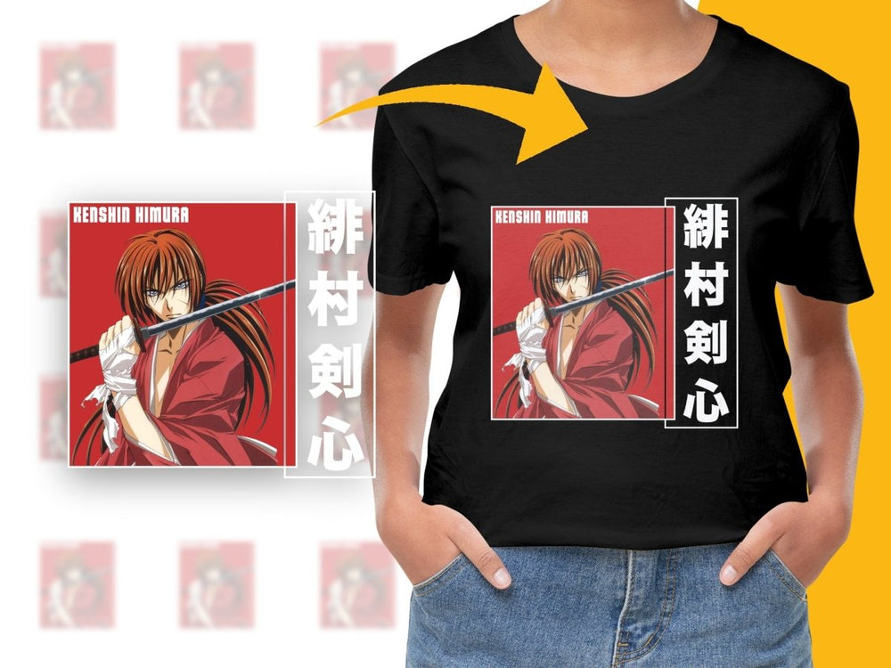 Kenshin Himura Anime Character PNG Digital Download - Teepew