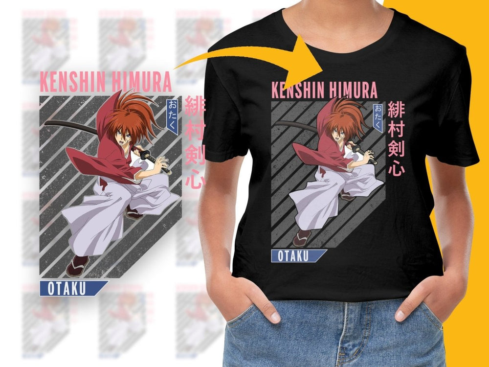 Kenshin Himura PNG File Anime Digital - Teepew
