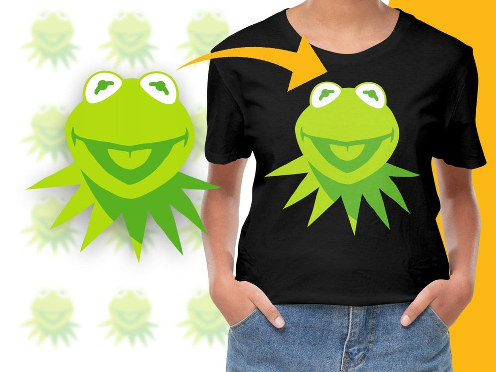 Kermit the Frog Green Cartoon Character Digital product - Teepew