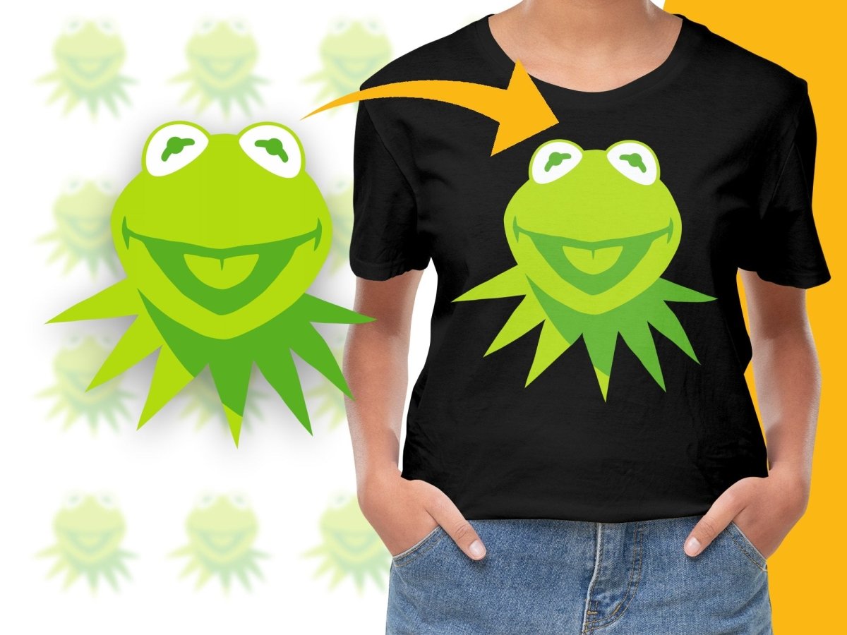 Kermit the Frog Green Cartoon Character Digital product - Teepew