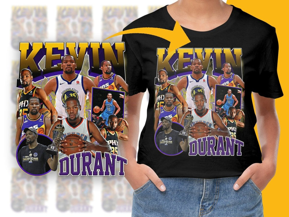 Kevin Durant Bootleg Graphic Vintage Style PNG File - Teepew