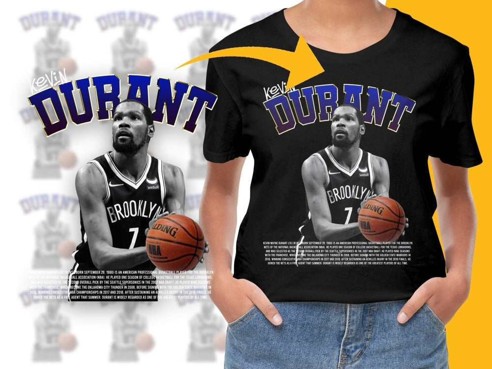 Kevin Durant Brooklyn Basketball Legend Bootleg PNG File - Teepew