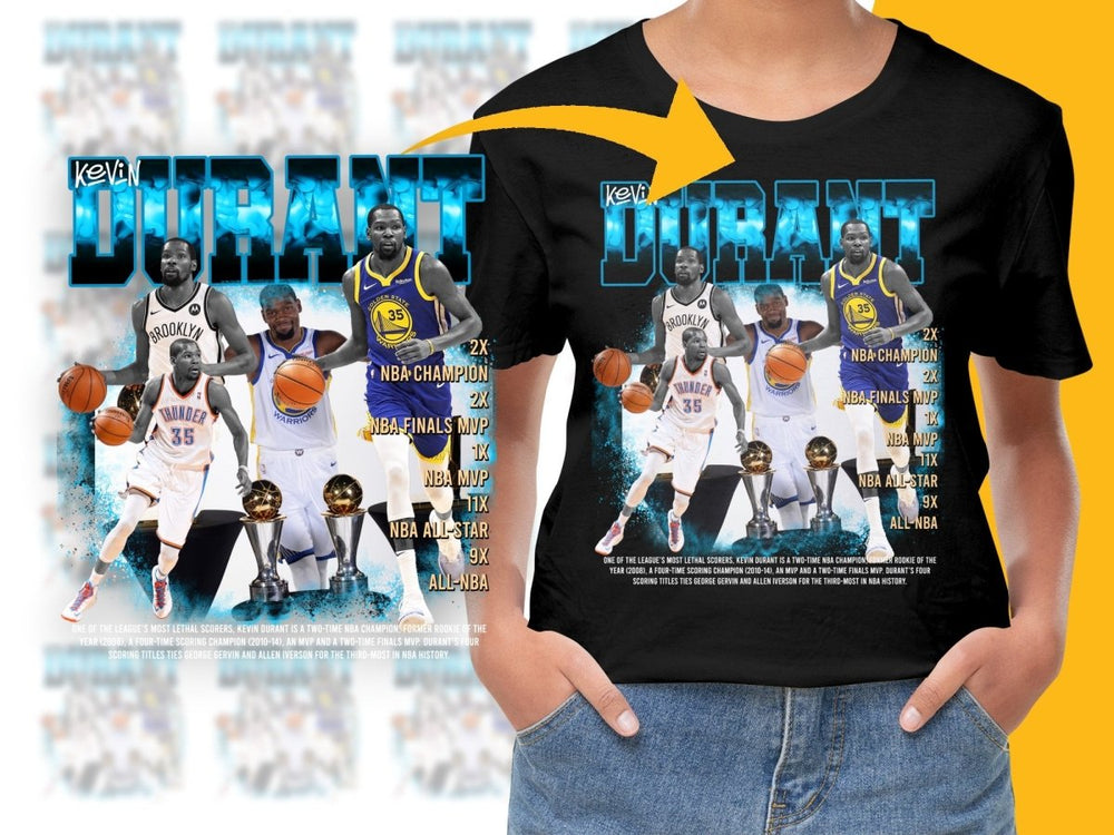 Kevin Durant NBA Champion Finals MVP Bootleg PNG File - Teepew