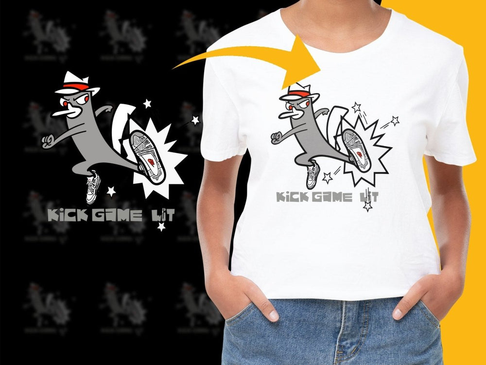 Kick Game Up Graphic Streetwear PNG File - Teepew