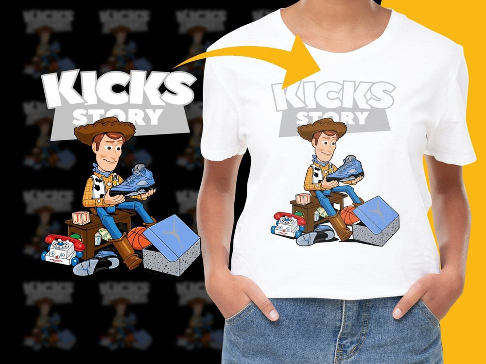 Kicks Story Woody with Sneakers Graphic PNG File - Teepew