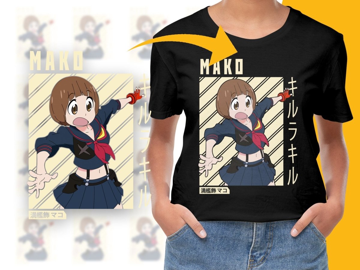 Kill la Kill Mako Anime Character PNG Digital Download - Teepew