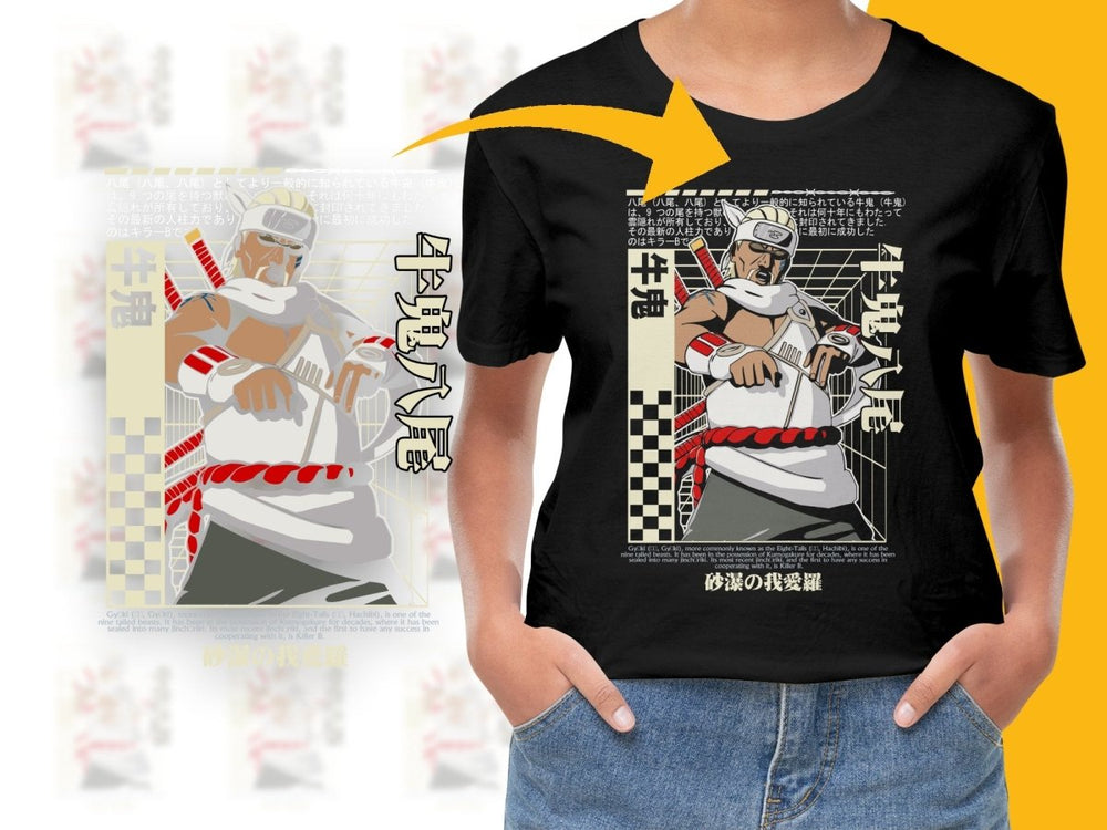Killer Bee Gyūki Anime Graphic PNG File - Teepew