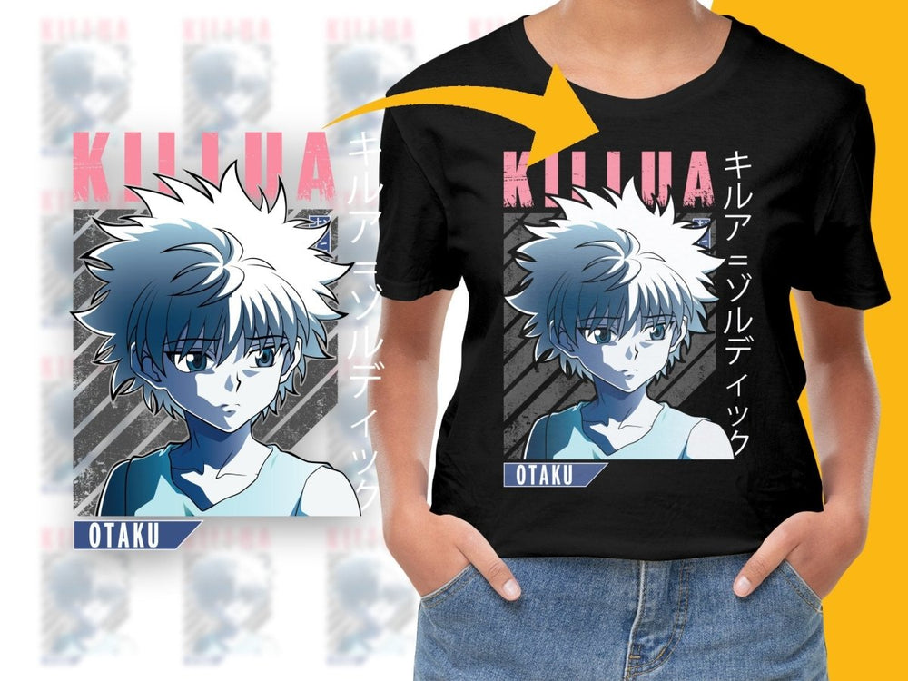 Killua Anime Character PNG File Digital - Teepew