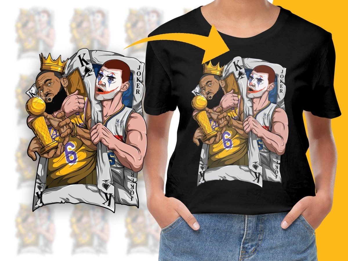 King and Joker Playing Cards Graphic PNG File - Teepew