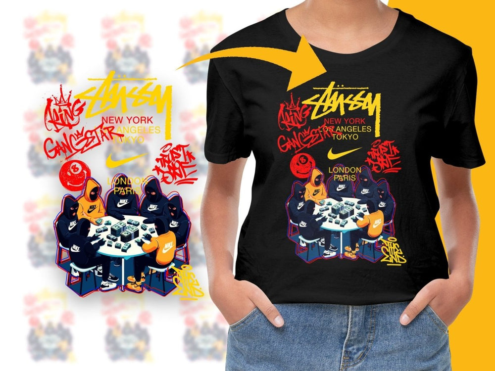 King Gangstaz New York Los Angeles Tokyo Sport Brand PNG File - Teepew