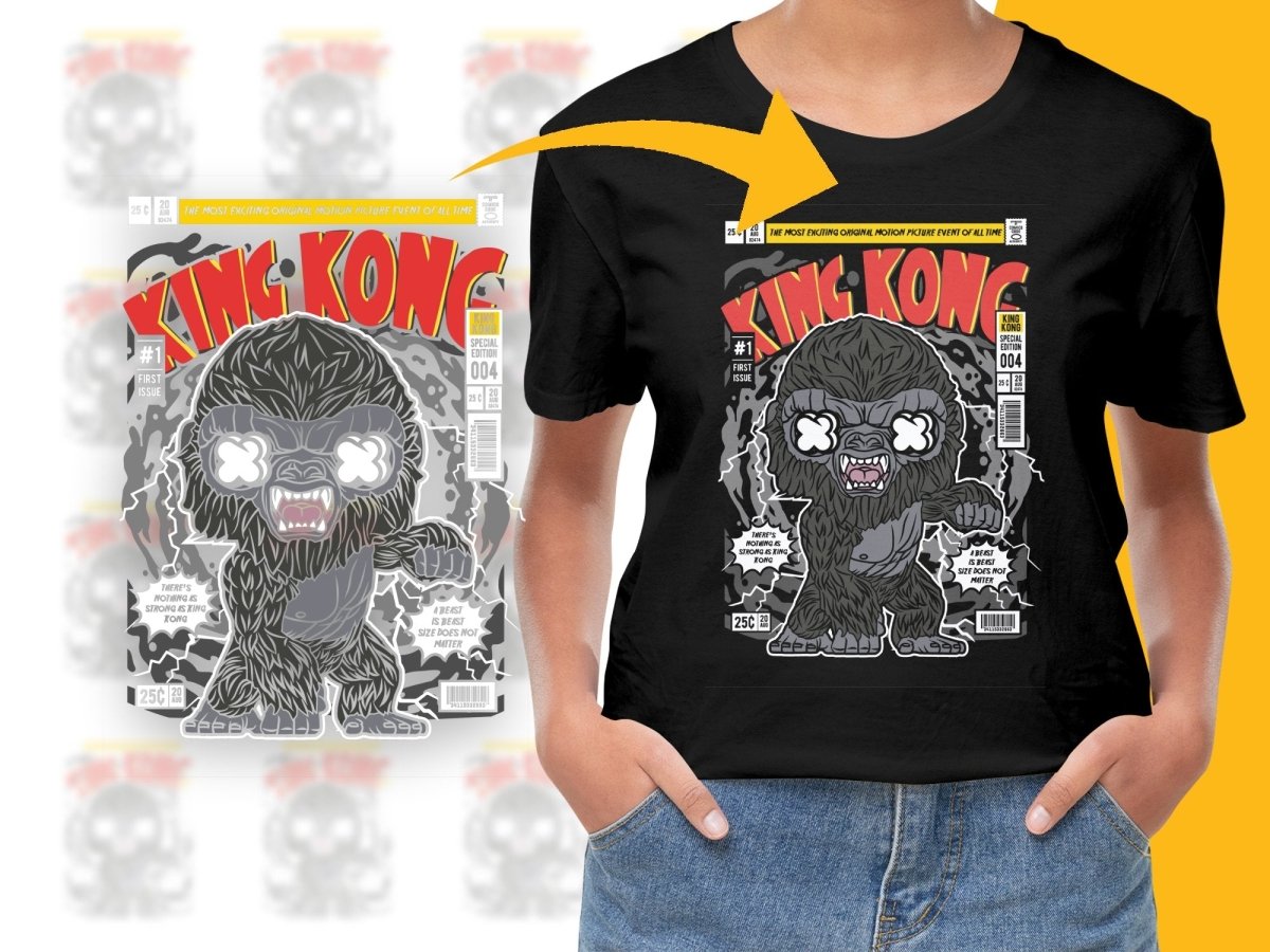 King Kong Popculture PNG File - Teepew