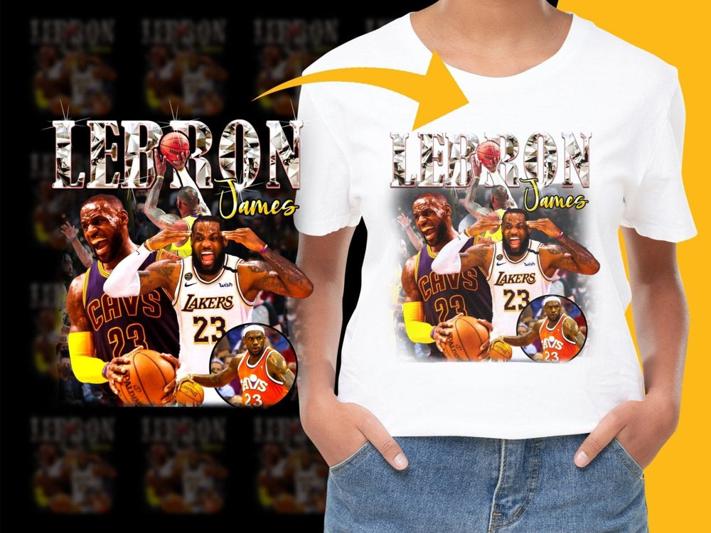 King of Basketball LeBron James PNG File - Teepew