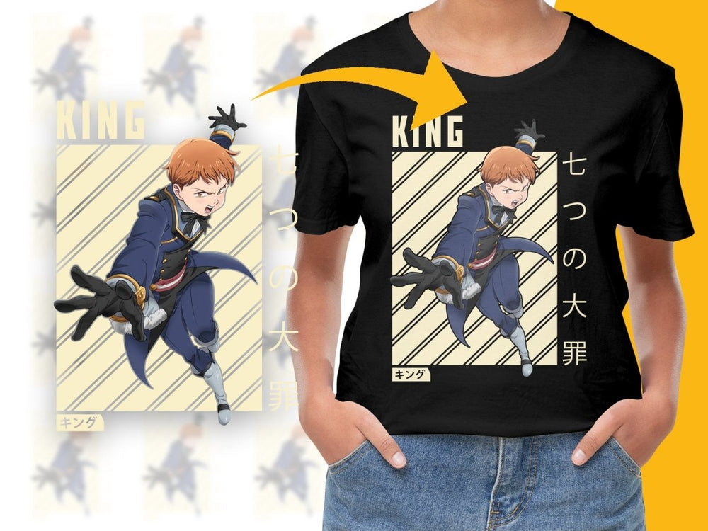 King Seven Deadly Sins Anime Character PNG Digital - Teepew
