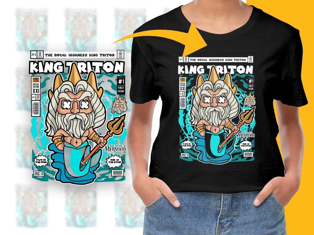 King Triton Popculture PNG File - Teepew
