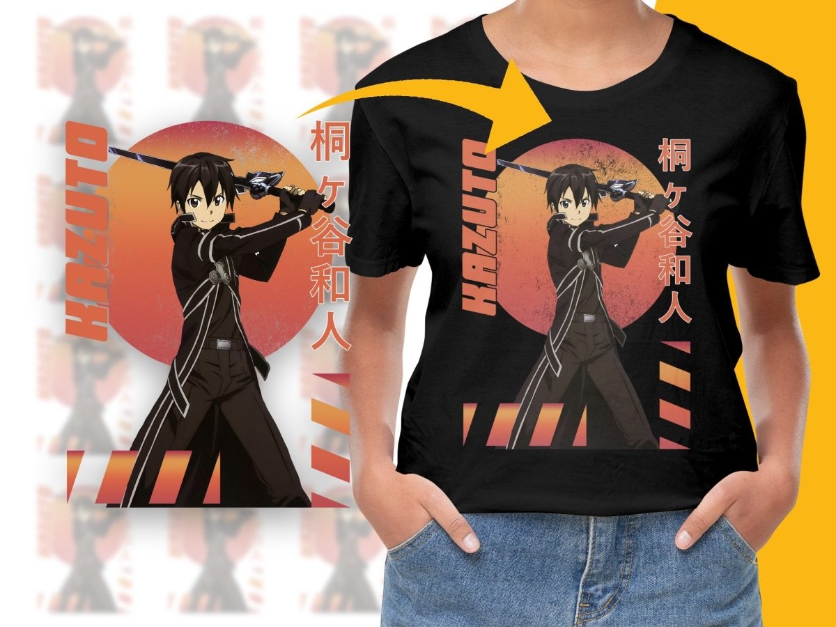 Kirito Sword Art Online Character PNG Digital - Teepew