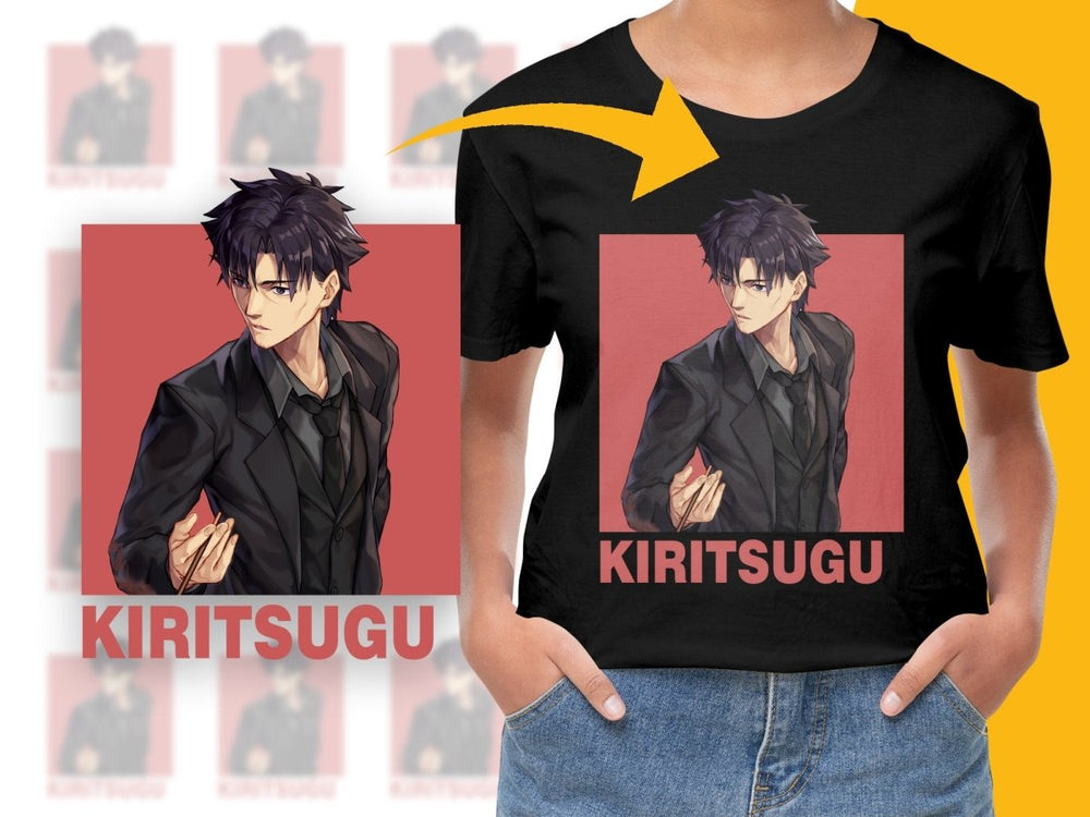Kiritsugu Heavy Expression Anime Character PNG Digital - Teepew